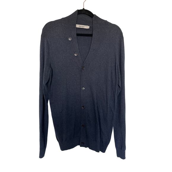 Reiss Cotton Cashmere Blend Cardigan, S - Picture 1 of 4